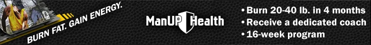 ManUP Health — banner ad