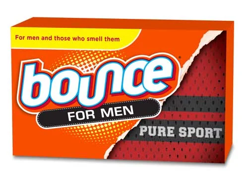 Bounce for Men — Pure Sport packaging