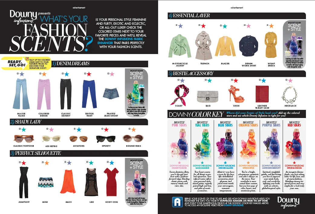 Downy — Fashionable Scents print creative