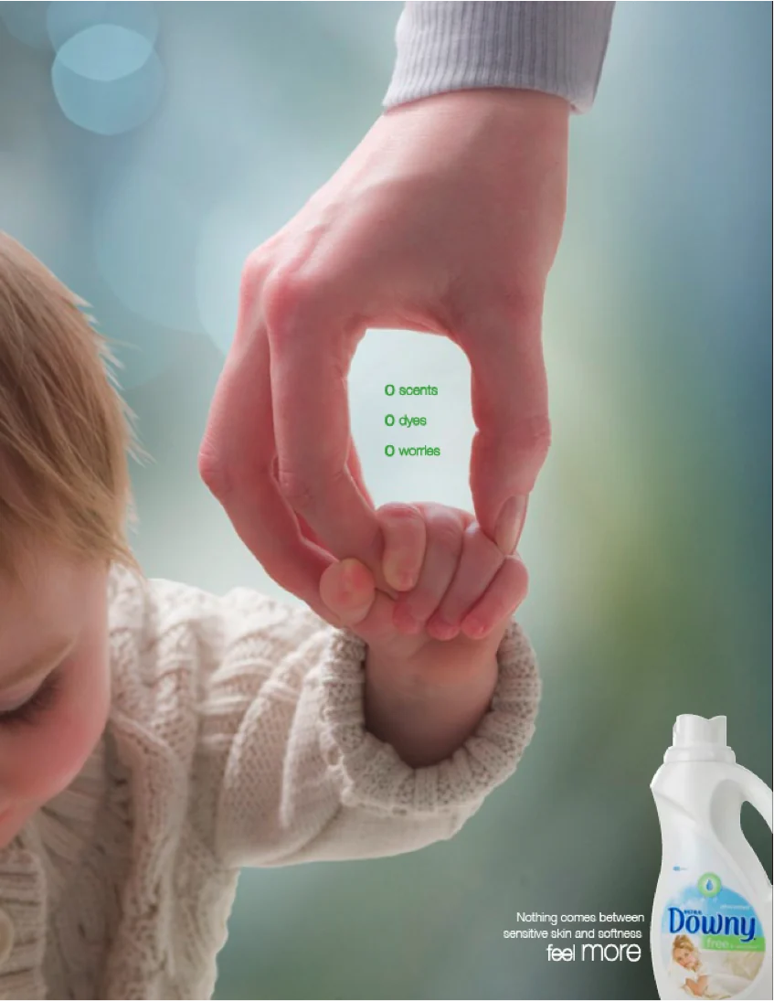 Downy Free — print creative