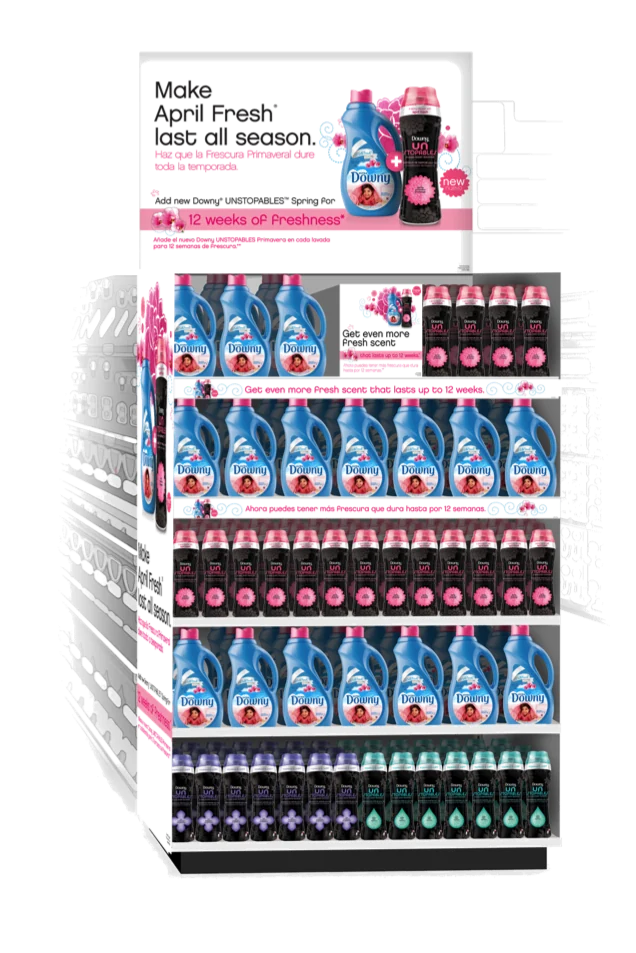 Downy — in-store display