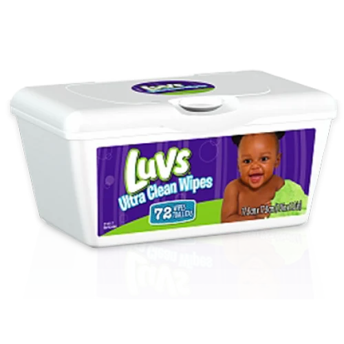 Luvs — Ultra Clean wipes packaging