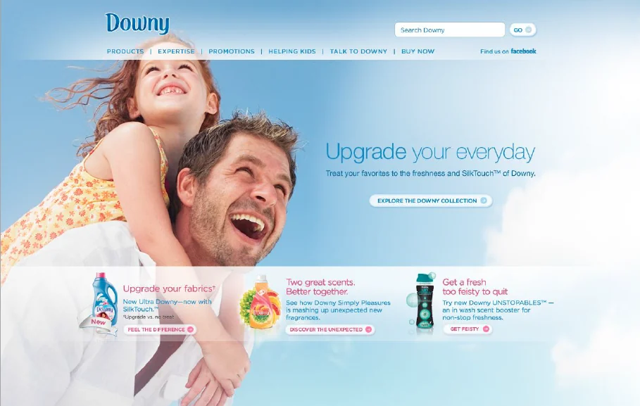 Downy — brand website