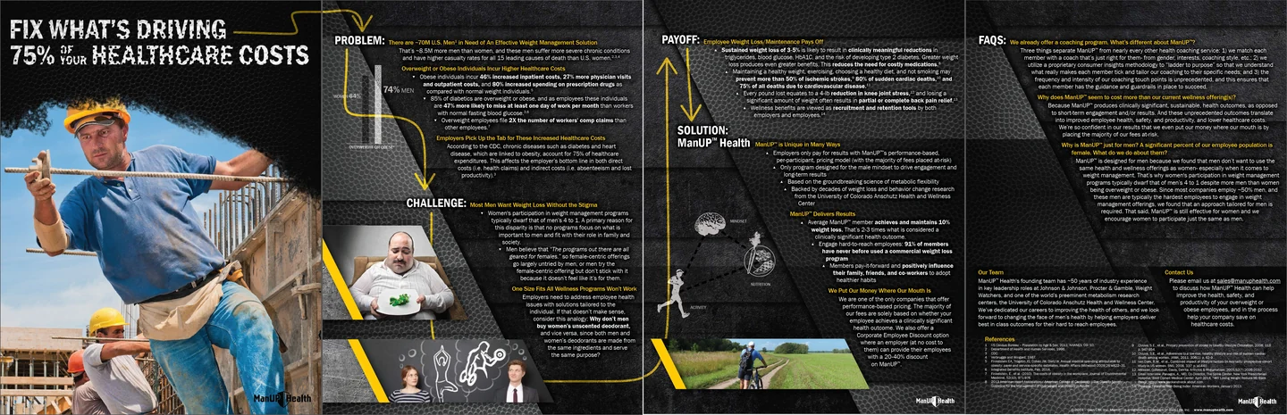 ManUP Health — employer brochure